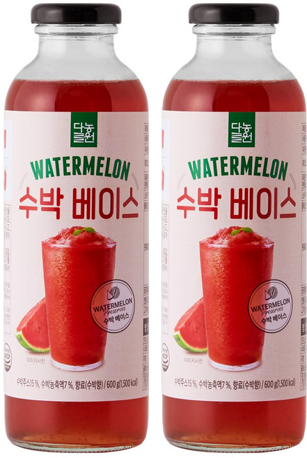 Danongwon 西瓜基底飲料, 2瓶, 600g
