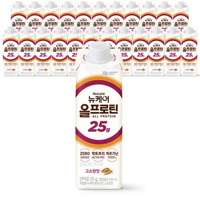 뉴케어 정품 올프로틴 고소한맛, 24개, 245ml