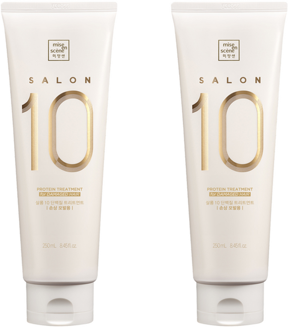 mise en scene 魅尚萱 Salon 10 蛋白質護髮素 受損髮質適用, 250ml, 2個