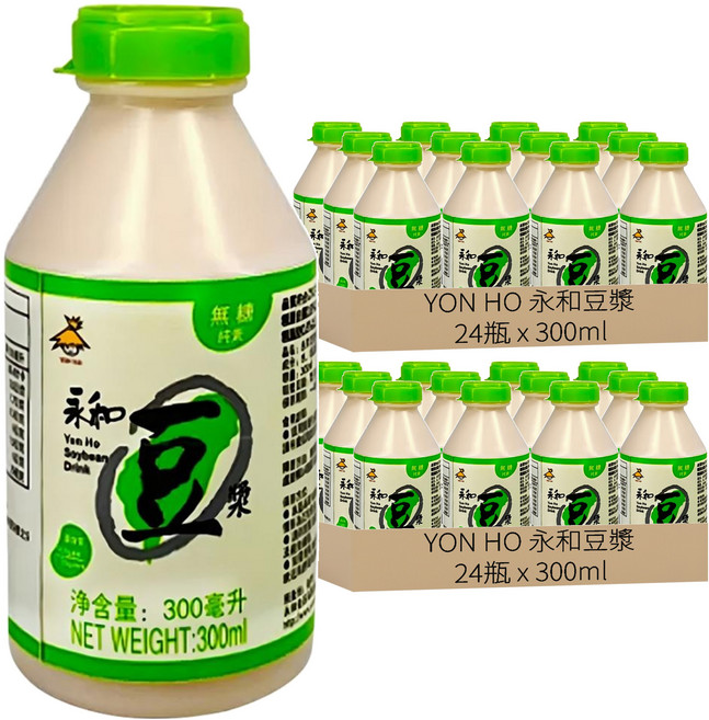 YON HO 永和豆漿 無糖豆漿, 300ml, 48瓶