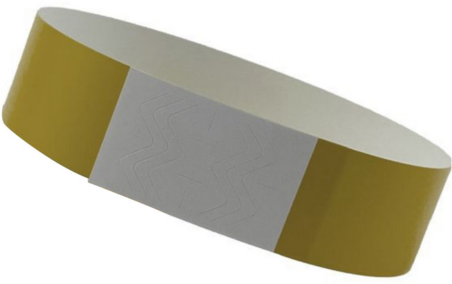 린벤 칼라 입장권 종이 팔찌 일회용 손목 티켓, 골드, 100개