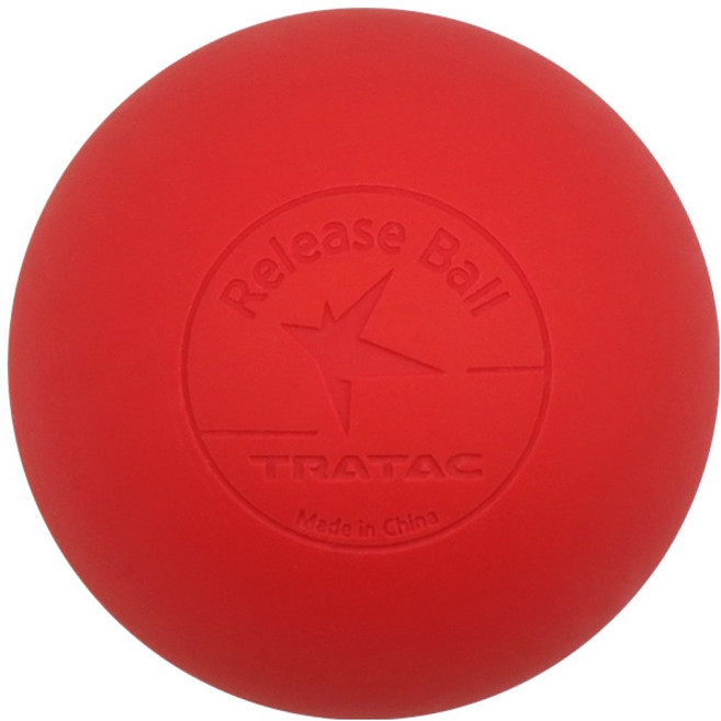 트라택 릴리즈볼 기본형 원형 마사지볼, 레드, 1개