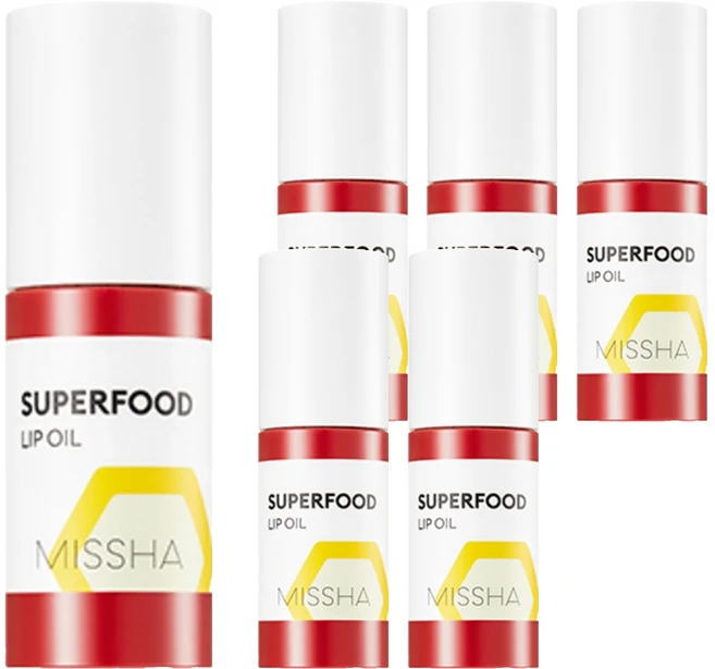미샤 슈퍼푸드 허니 오일 립밤, 5.2g, 6개 - 쿠팡