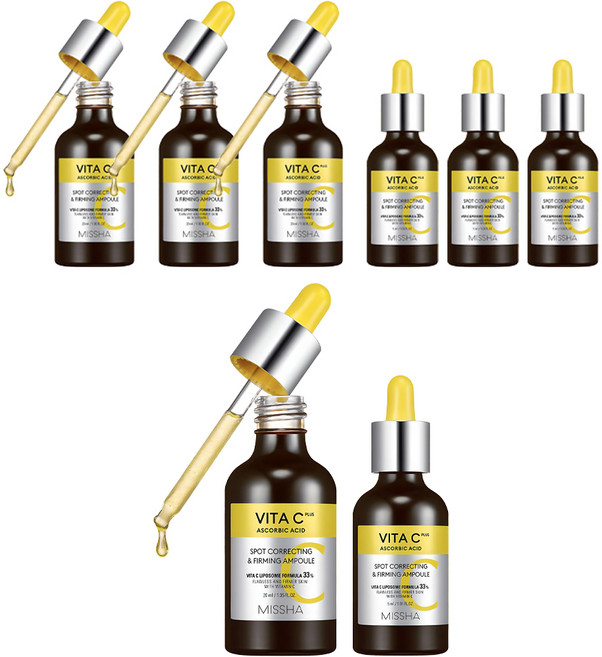 미샤 비타씨플러스 잡티씨 탄력앰플 20ml + 15ml, 4세트