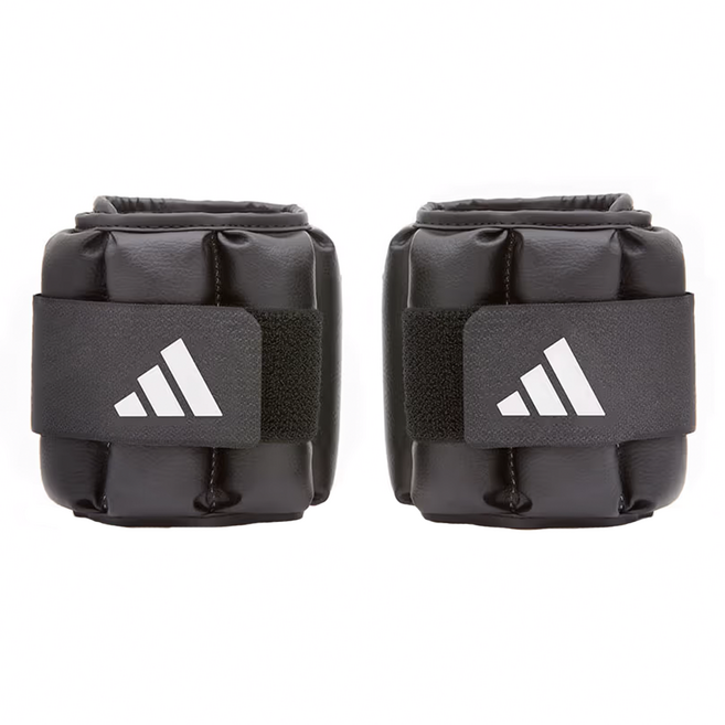 adidas 愛迪達 可調式負重護腕 護踝 2kg 2個, 1組, 黑色