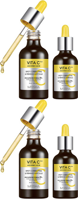 미샤 비타씨플러스 잡티씨 탄력앰플 20ml + 15ml, 35ml, 2개