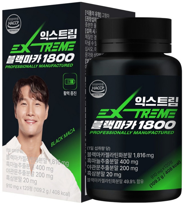익스트림 블랙마카 1800, 120정, 1개