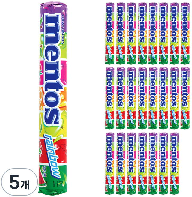 멘토스 레인보우, 37.5g, 120개