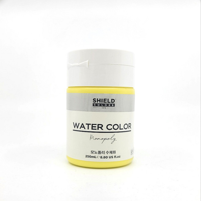 쉴드 모노폴리 수채화물감 레몬색, 250ml, 1색