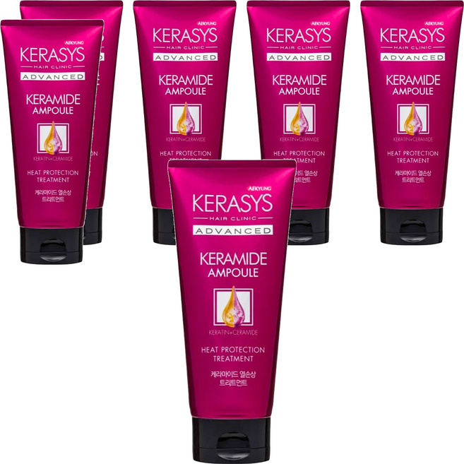 KERASYS 可瑞絲 專業安瓶熱損護髮素, 200ml, 6條