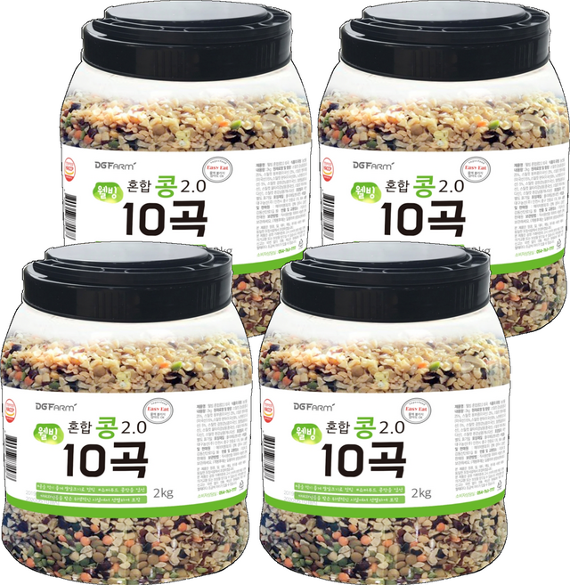 대구농산 웰빙 혼합콩 2.0 10곡, 2kg, 4개