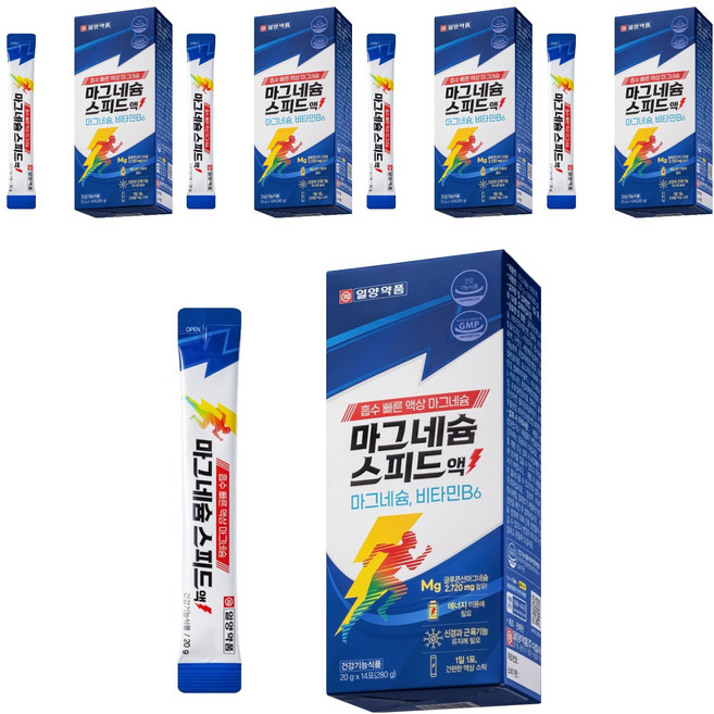 일양약품 마그네슘 스피드액 14p, 280g, 5개