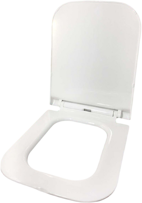 動手族 通用型 單體方型馬桶蓋 1550g, 白色, 1個