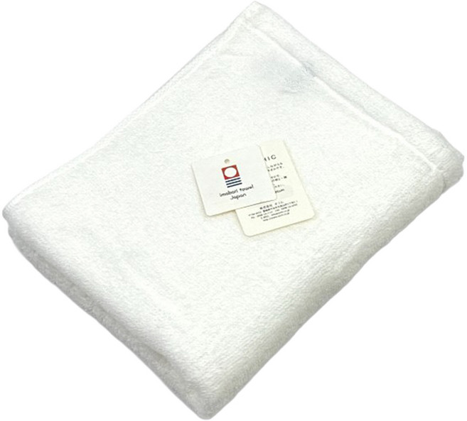 imabari towel 今治毛巾 ORIM QULACHIC 棉紗 85 x 32cm, 雪白色, 1條