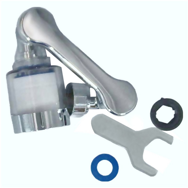 WE CHAMP 旋轉洗漱水龍頭過濾延伸器 ABS+PP材質, 1個