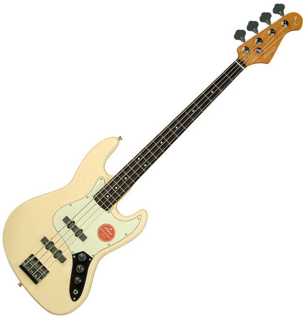 Bentivoglio Parabolic 入門款貝斯吉他, 奧林匹克白, 1個, J1W-LITE