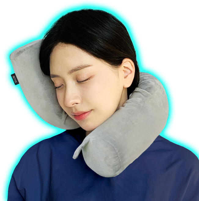 지티스 기내용 여행용 목베개 목쿠션