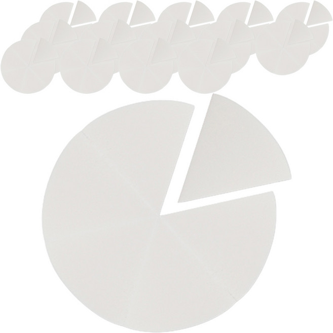 더분 하이드로 스펀지 6P, 흰색, 15개