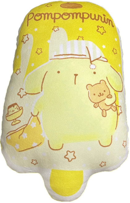 Sanrio 三麗鷗 雪糕造型抱枕, 布丁狗晚安派對 黃色