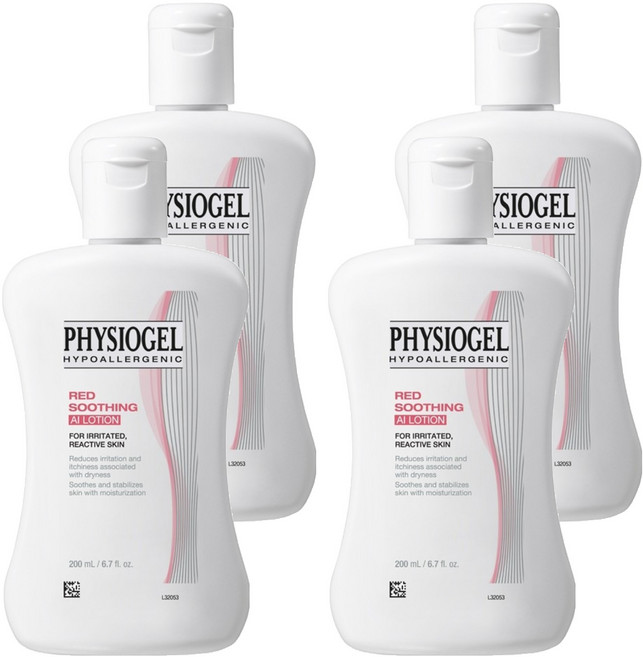 피지오겔 레드수딩 AI 로션, 200ml, 4개