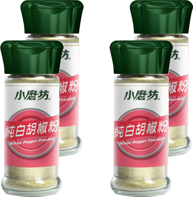 小磨坊 純白胡椒粉, 30g, 4瓶