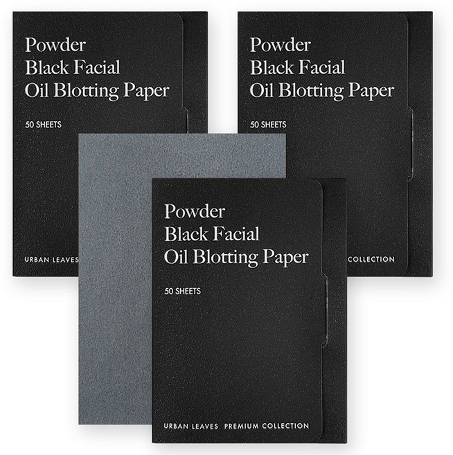 어반리브즈 프리미엄 파우더 기름종이, 50개입, 3개