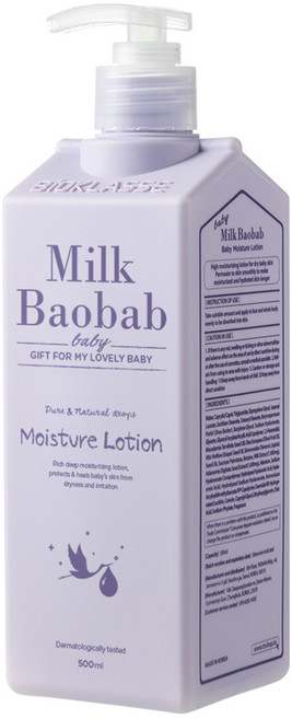 밀크바오밥 비오클라쎄 베이비 모이스처 고보습 로션, 500ml, 1개