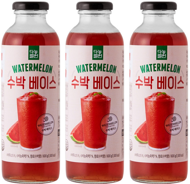 Danongwon 西瓜基底飲料, 3瓶, 600g