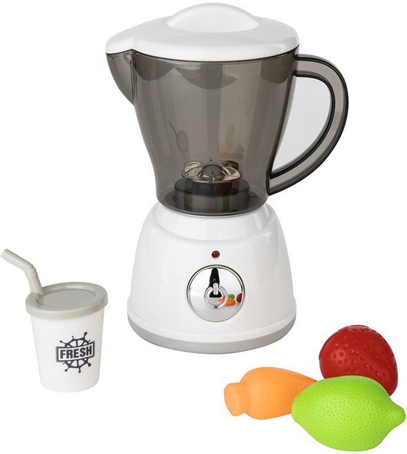 플레이맥스 작동하는 주방놀이 믹서기, 화이트, 1세트