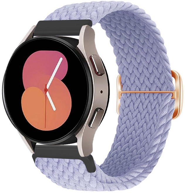 오펜트 갤럭시워치 호환용 브레이드 버클밴드 스트랩 시계줄 20mm, 퍼플포그