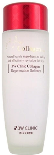 3W CLINIC 膠原潤澤化妝水 天然美容成分, 150ml, 1瓶