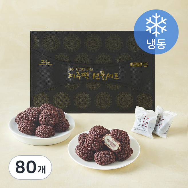 블루탐 오메기떡 (냉동), 60g, 1개입, 80개