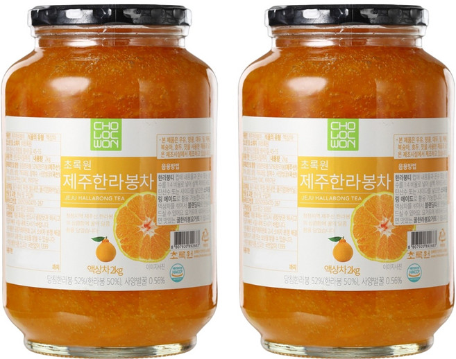 초록원 제주 한라봉차, 2kg, 1개입, 2개