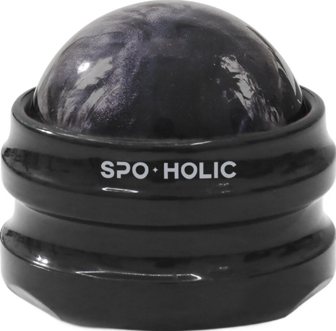 롤링 마사지볼, 블랙, 1개