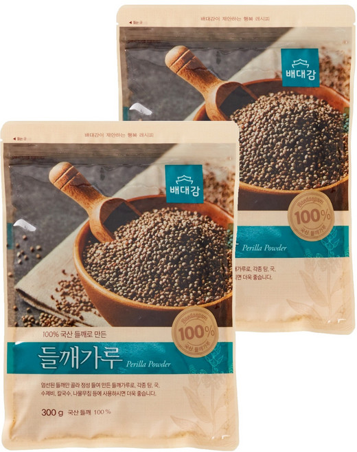 배대감 국산 들깨가루, 300g, 2개