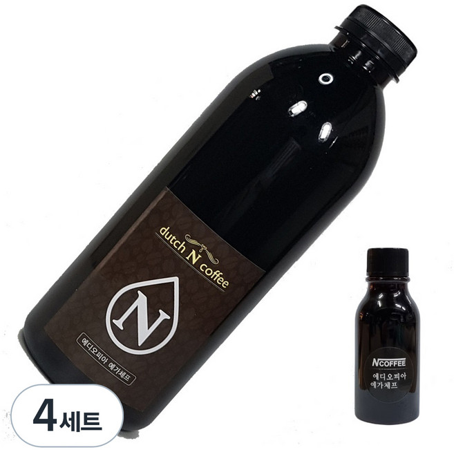 더치엔커피 에티오피아 더치커피 1L + 100 ml 세트, 4세트