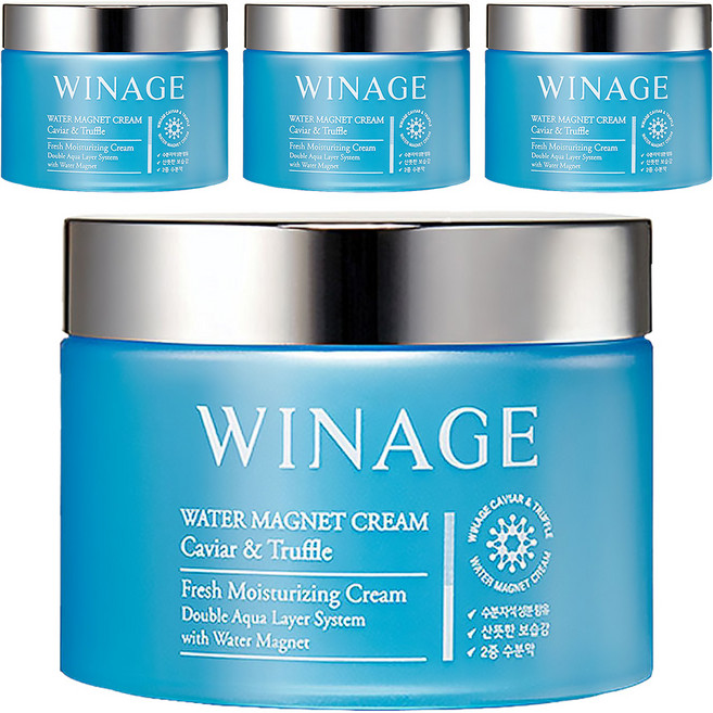 WINAGE 水潤磁鐵霜, 100ml, 4個