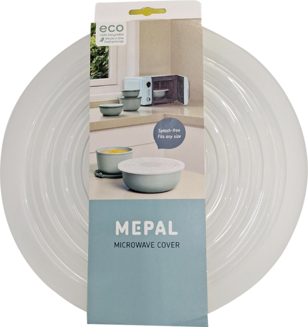 MEPAL 微波爐專用加熱蓋, 白色 + 圓形, 1個