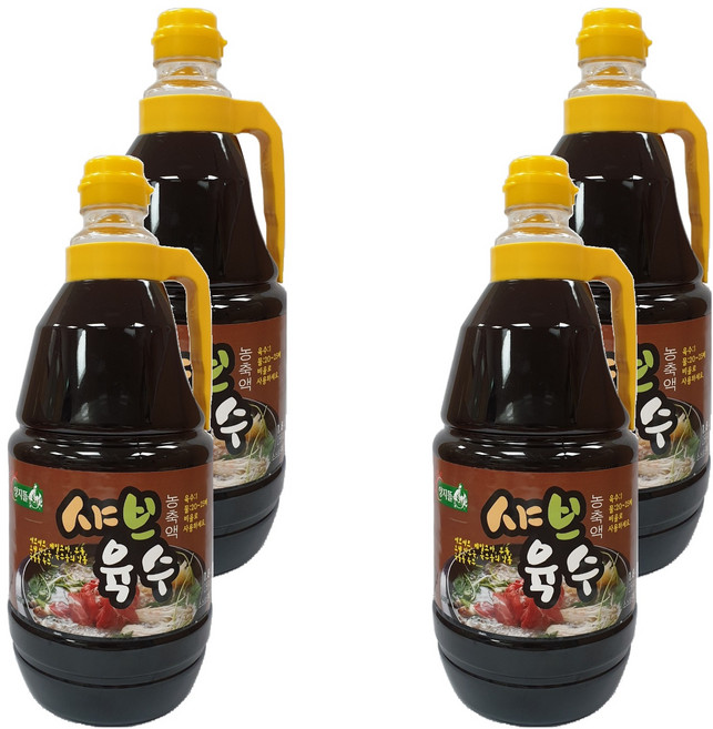 양지뜰 샤브육수 농축액, 1.8L, 4개