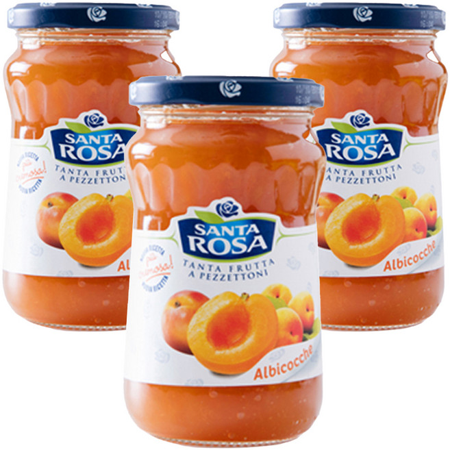발소이아 산타로사 살구잼, 350g, 3개