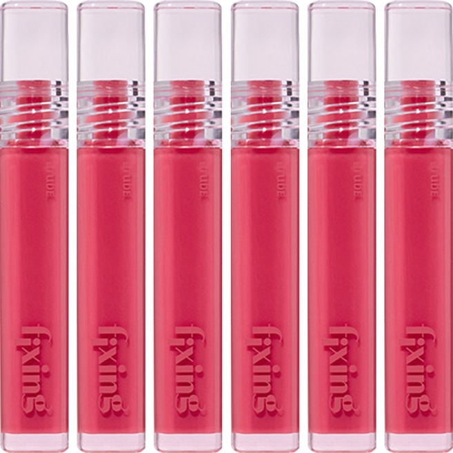 ETUDE 水光持色唇釉, 04 冷豔紅, 6個