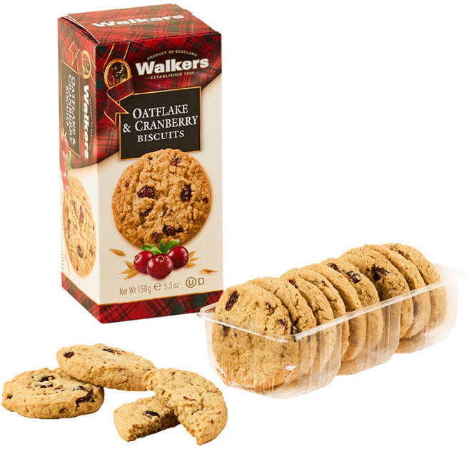 워커스쇼트브레드 워커스 오트 앤 크랜베리 비스킷, 150g, 1개
