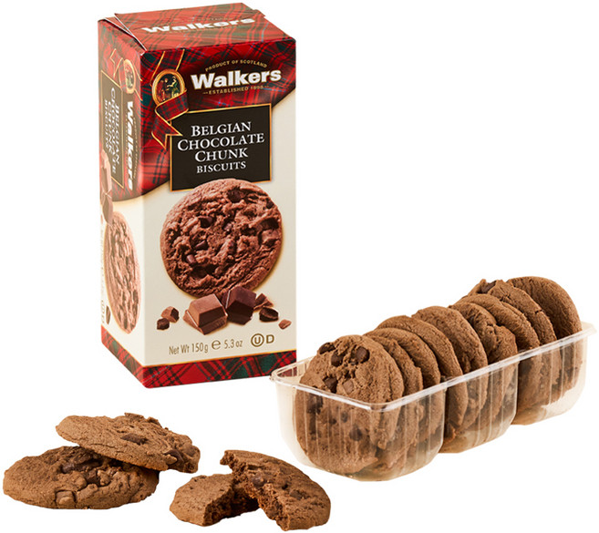 워커스쇼트브레드 초콜릿 청크 비스킷, 150g, 1개