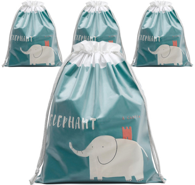 마켓감성 여행용 간편방수 복조리백 4p