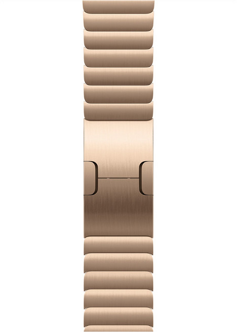 Apple 정품 2024 애플워치 링크 브레이슬릿, 골드, 1개, 44/45/46/49mm
