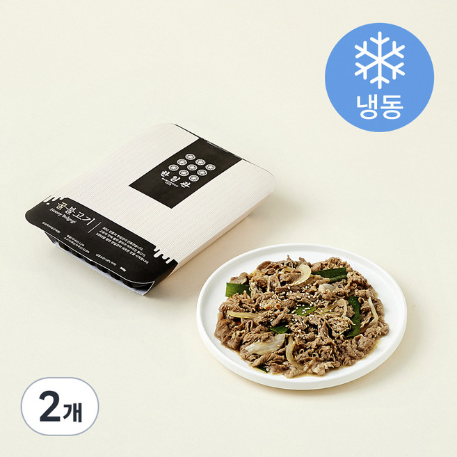 한일관 꿀불고기 (냉동), 500g, 2개