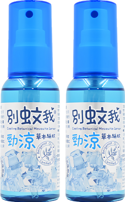 別蚊我 勁涼草本驅蚊噴霧, 80ml, 2瓶
