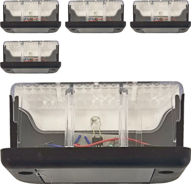 太陽能感應燈 黑殼白光 5個, 1組