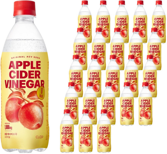 클룹 애사비소다 오리지널, 500ml, 24개