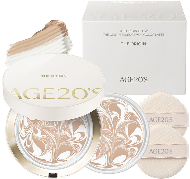 에이지투웨니스 디오리진 에센스 팩트 본품1개 12.5g + 리필1개 12.5g, 13호 화이트라떼, 1개